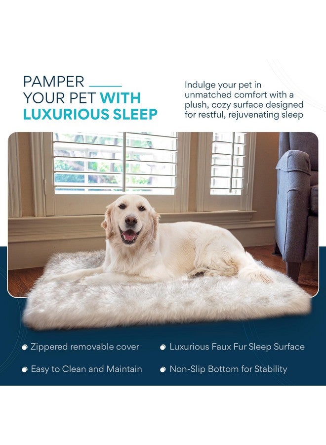 MAVERICK Premium Dog Bed, Orthopedic Dog Bed with High-Grade Memory Foam, Luxurious Faux Fur Sleep Surface, Water-Resistant Liner, Removable & Washable Cover, Non-Slip Bottom for Comfort & Support - Image 4