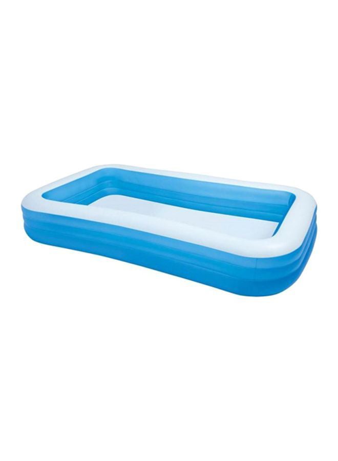 INTEX Swim Center Inflatable Family Pool - Blue 120x72x22inch - Image 1