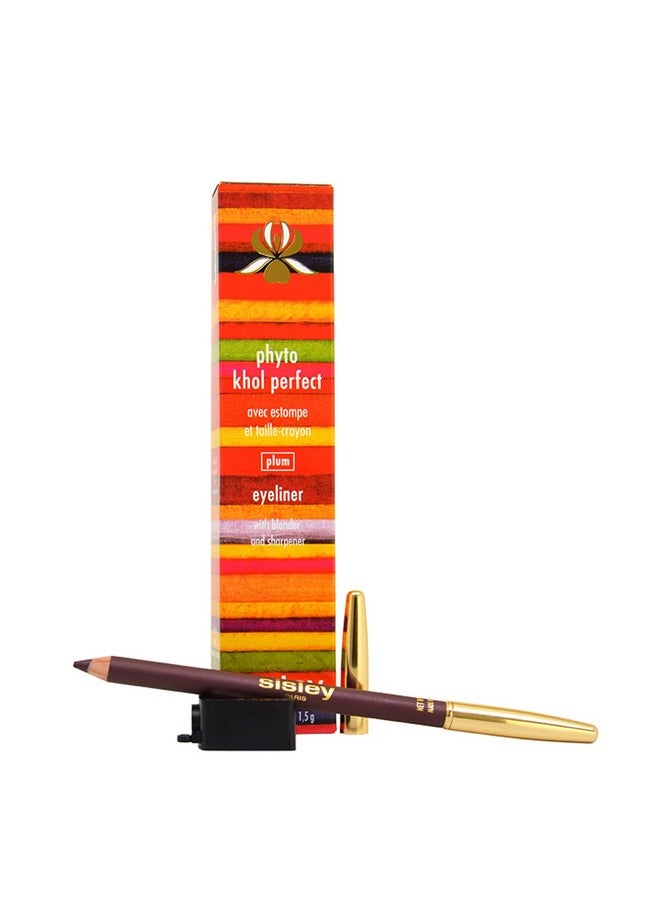 قلم تحديد العيون باريس فيتو كول المثالي مع خلاط ومبراة للنساء 6 برقوق 0.05 أونصة