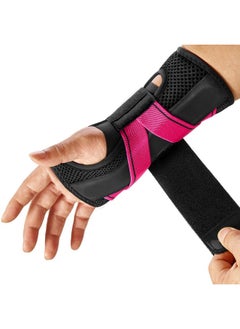 FREETOO Fitted Wrist Brace For Carpal Tunnel Night Relief, Lengthened Fixed Hand Support For Women Men With Metal Splint, One-Step Wear Wrist Support For Right And Left Hand, For Arthritis Tendonitis  - Image 1