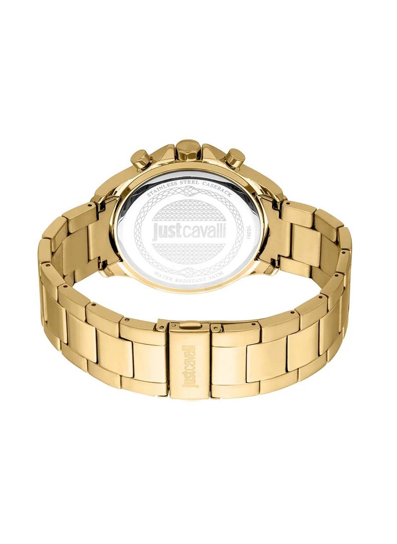 Just Cavalli Men's Round Shape Stainless Steel Wrist Watch JC1G261M0265 - 45 Mm  - Image 3
