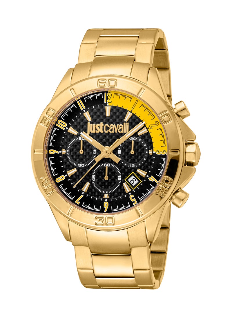 Just Cavalli Men's Round Shape Stainless Steel Wrist Watch JC1G261M0265 - 45 Mm  - Image 1