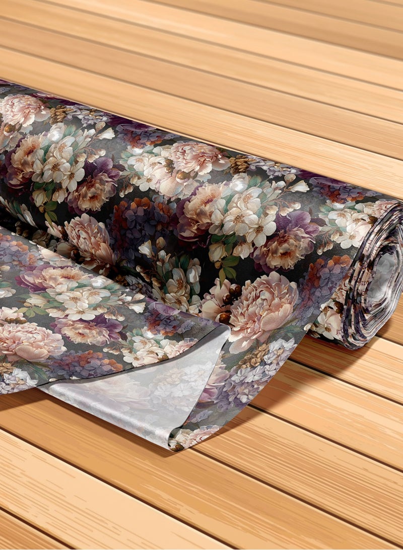 فيلاتو Ø¬Ù„Ø§Ø¨ÙŠØ© Ù…Ø®ÙˆÙŠØ± Ù…Ù† Ù‚Ù…Ø§Ø´ Ø­Ø±ÙŠØ± Ø§Ù„Ù„ÙŠÙ„ Ø¹Ø±Ø§Ù…Ù†ÙŠ Ø¨Ø§Ù„ÙŠØ§Ø±Ø¯Ø©ØŒ Ø¨ÙŠØ¬ØŒ Ø¨Ù†Ù�Ø³Ø¬ÙŠØŒ Ù…Ø²Ù‡Ø±ØŒ Ø®ÙŠØ§Ø·Ø©ØŒ Ø¹Ø±Ø¶ 58 Ø¨ÙˆØµØ© - Image 5