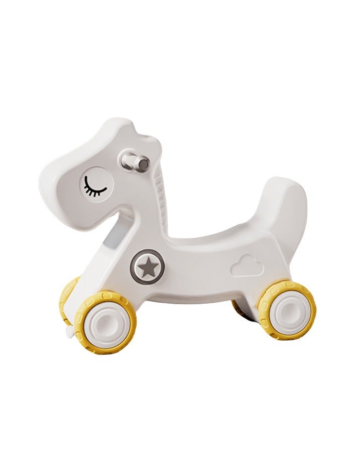 FULL JOY Rocking Horse 2 In 1 Toddler Baby  With Detachable Balance Board And Footrest - Image 3