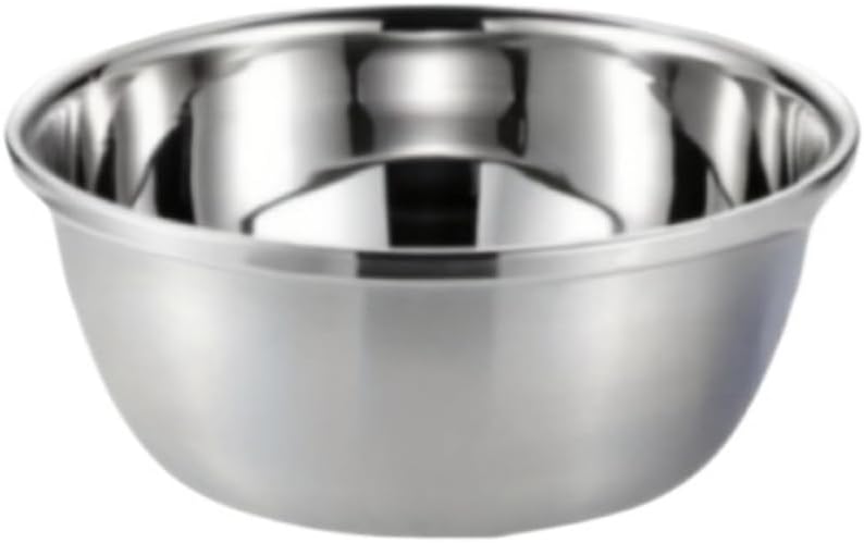 Stainless Steel Round Thicken Kitchen Cooking And Baking Kneading Bowl, Washing Fruit And Vegetable(Silver 32cm) - Image 1
