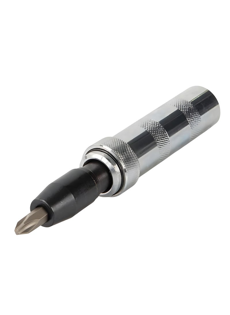 DEFAONS 1/2 Inch Hand Impact Driver Set with 6 Bits – Reversible Manual Screwdriver, Chrome-Plated, Heavy-Duty S2 Steel for Automotive, Motorcycle, and Household Repairs  - Image 3