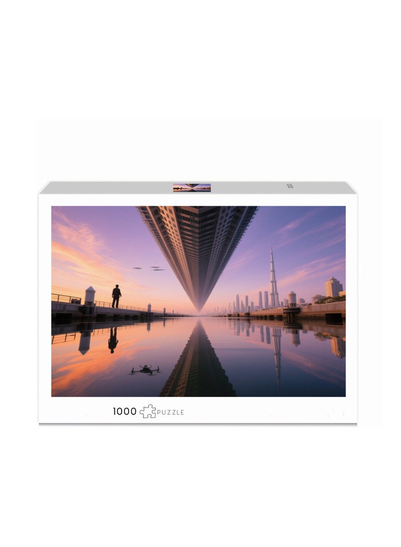 دبي أفق الشفق - بانوراما 1000 قطعة - جولة منظر المدينة الساحرة - Image 1