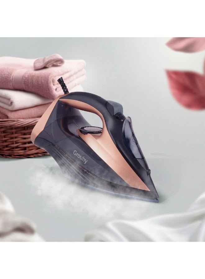 جروهي مكواة بخار جروهي، 450 مل، 3000 وات، أسود - GFL2306iR3.0C - Image 3