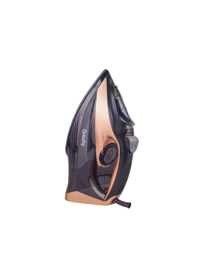 جروهي مكواة بخار جروهي، 450 مل، 3000 وات، أسود - GFL2306iR3.0C - Image 2