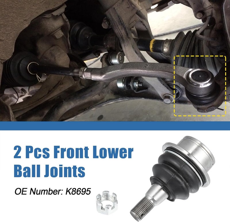 uxcell Front Lower Ball Joint Kit for Ford and Mazda - Image 3