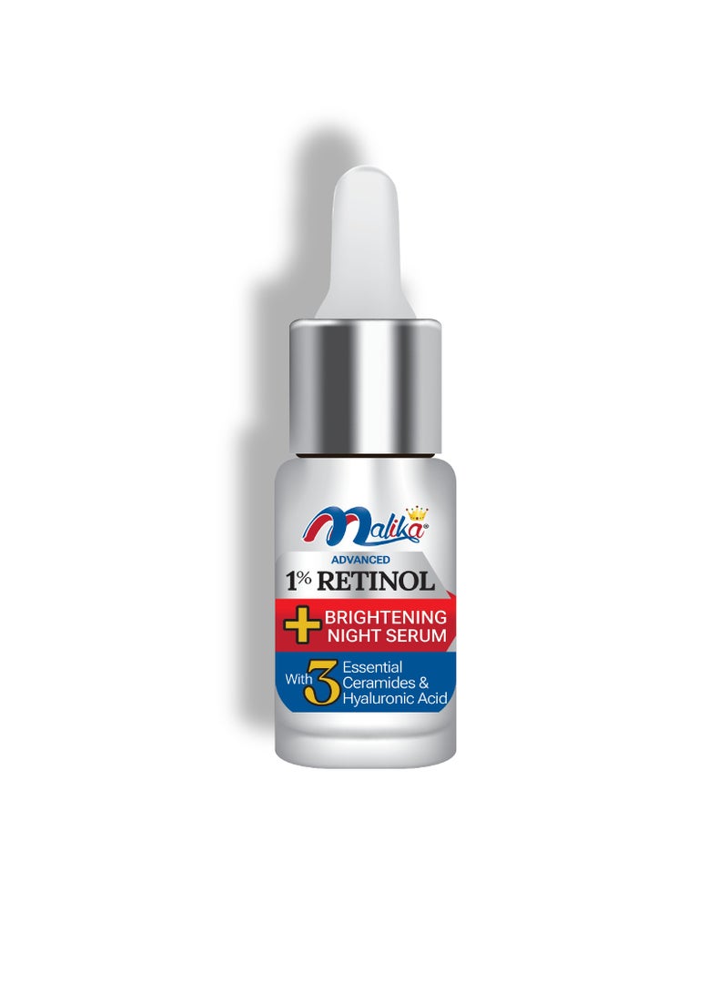 Malika 1% Retinol+Whitening Night Serum 5ml - Image 2