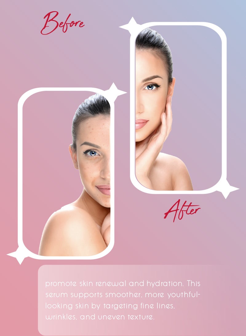 Malika 1% Retinol+Whitening Night Serum 5ml - Image 4