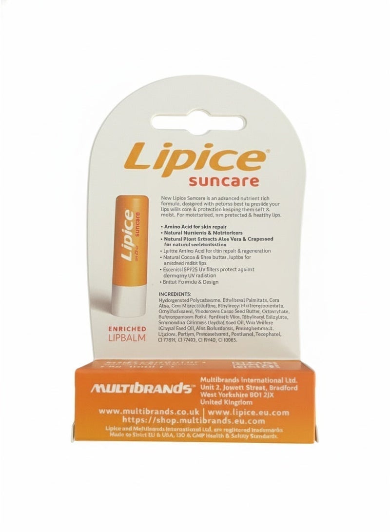 lipice Suncare SPF 25 Lip Balm, 4.8 g - Image 3