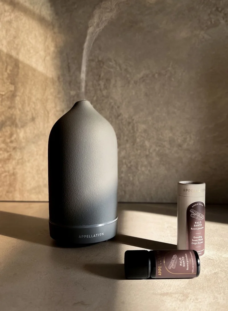 Appellation Stone Essential Oil Diffuser, Charcoal