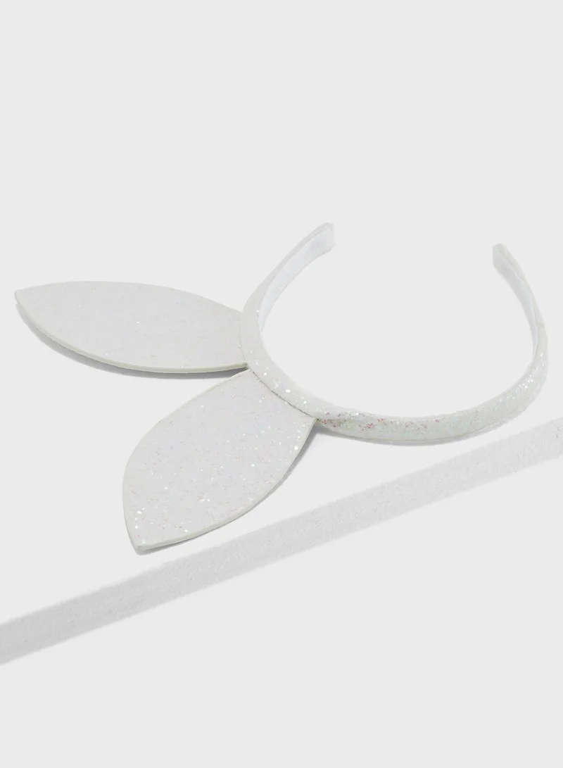 GYMBOREE Kids Sequin Bunny Ears Hairband