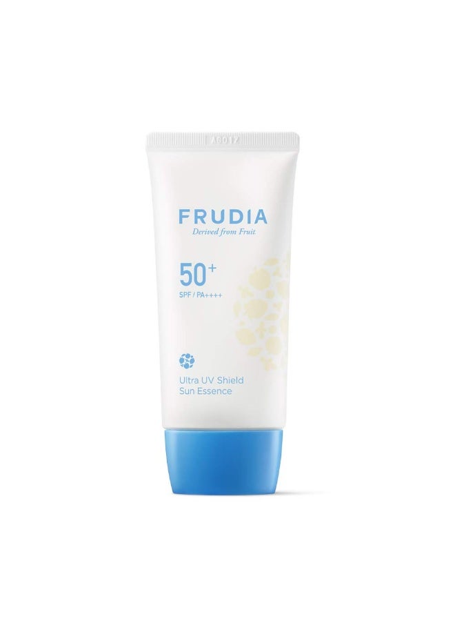 frudia Ultra UV Shield SPF50 Sun Essence 50g — Vegan Hydrating Daily Sunscreen with Triple Hyaluronic Acid & Niacinamide, 1.76 oz - Image 1