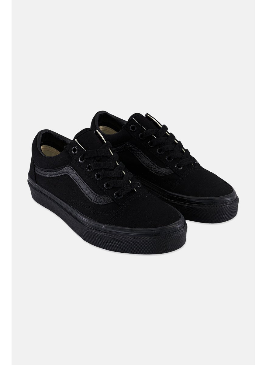 VANS - Women Old Skool Lace Up Shoes, Black - Image 1