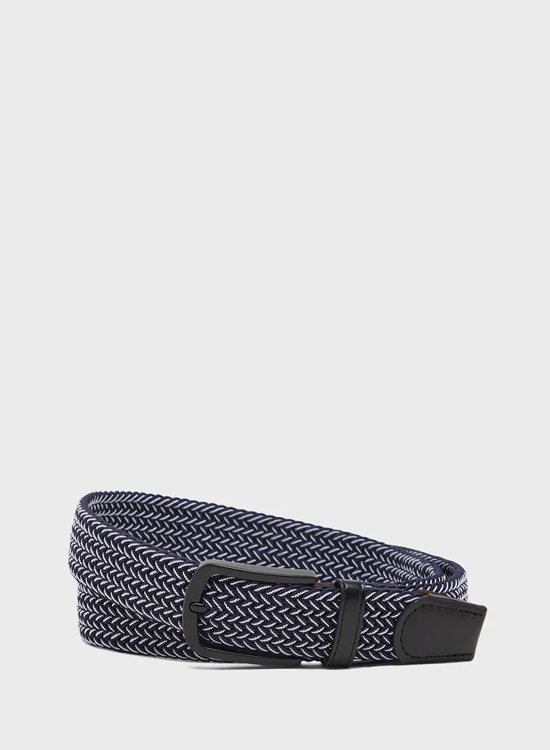 سفنتي فايف Weaved Free Size Casual Slim Fit Belt