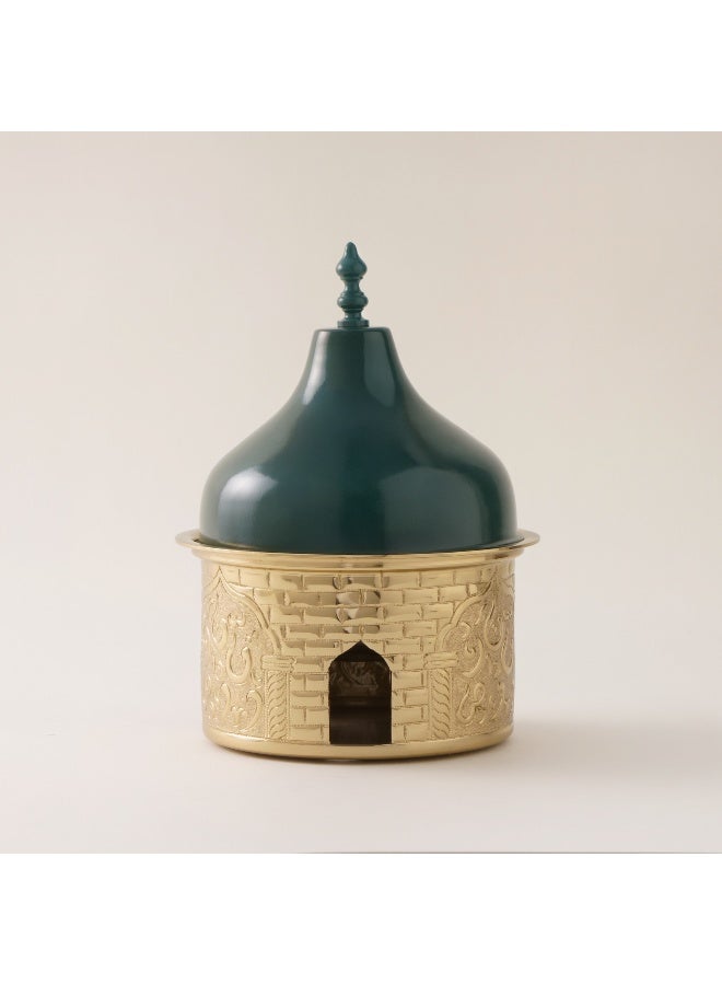 La Mesa Metal Serving Pot 20*20*27Cm, Green - Image 1