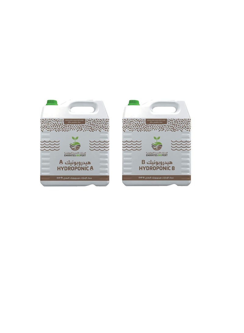 Generic Hydroponic Nutrient Solutions A & B Bundle 10 liter each – World's Best Liquid Nutrient | Supports Vegetative and Flowering Stages of Plants  - Image 1