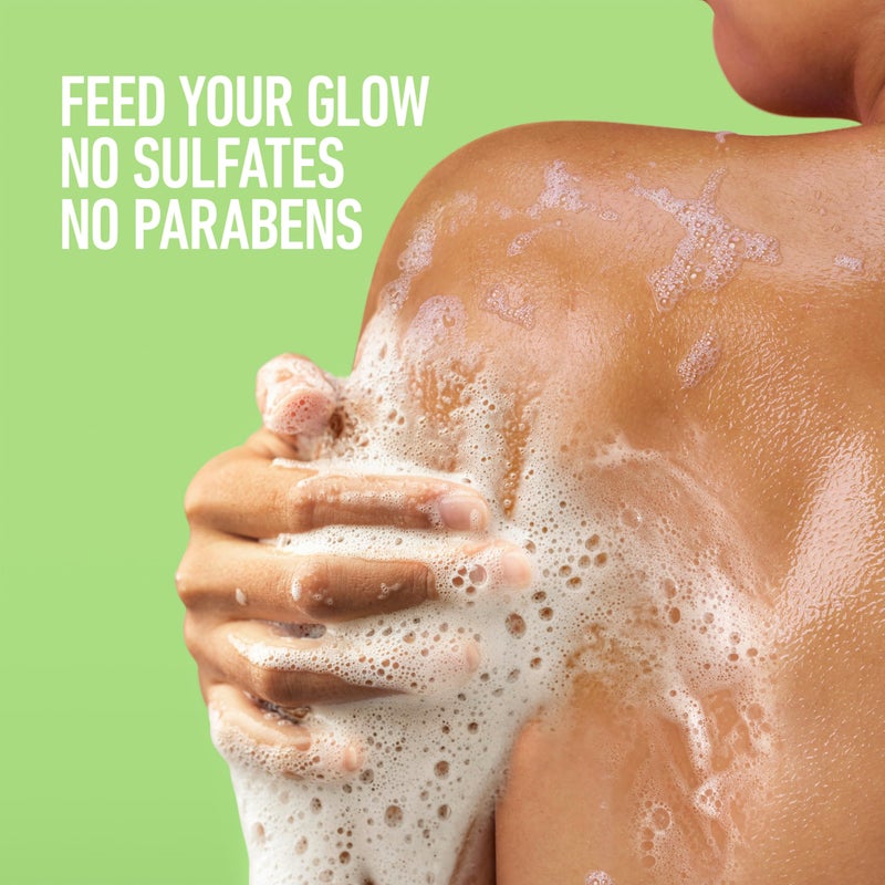 Dove Plant Milk Cleansing Body Wash Almond Milk & Green Apple for Moisturized Skin Gentle Cleanser, No Sulfates or Parabens, pH balanced 17.5 fl oz - Image 3