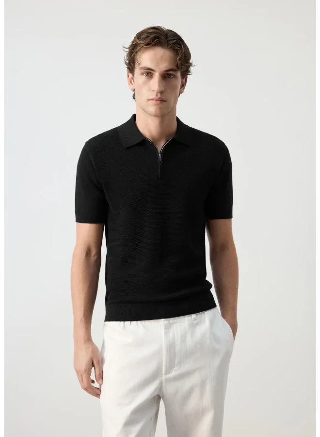 مانجو مان 100% Cotton Knitted Polo Structure