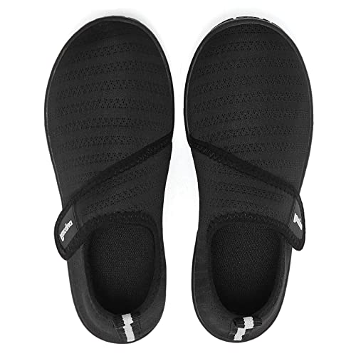 Racqua Kids Water Shoes Boys Girls Quick Dry Barefoot Lightweight Beach Sport Aqua Shoes Swim Pool Walking Surfing Boating Shoes Big Kid Black 5 - Image 4