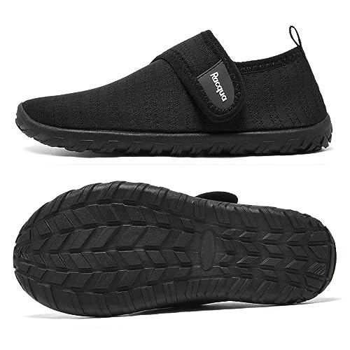 Racqua Kids Water Shoes Boys Girls Quick Dry Barefoot Lightweight Beach Sport Aqua Shoes Swim Pool Walking Surfing Boating Shoes Big Kid Black 5 - Image 3