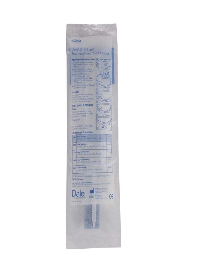 dale PT# -240 PT# # 240- Tube Holder Tracheostomy Dale Blue Adult One Size Fits Most 10/Bx by, Dale Medical Products Inc by Beststores - Image 5