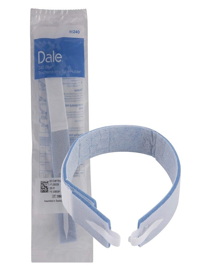 dale PT# -240 PT# # 240- Tube Holder Tracheostomy Dale Blue Adult One Size Fits Most 10/Bx by, Dale Medical Products Inc by Beststores - Image 1