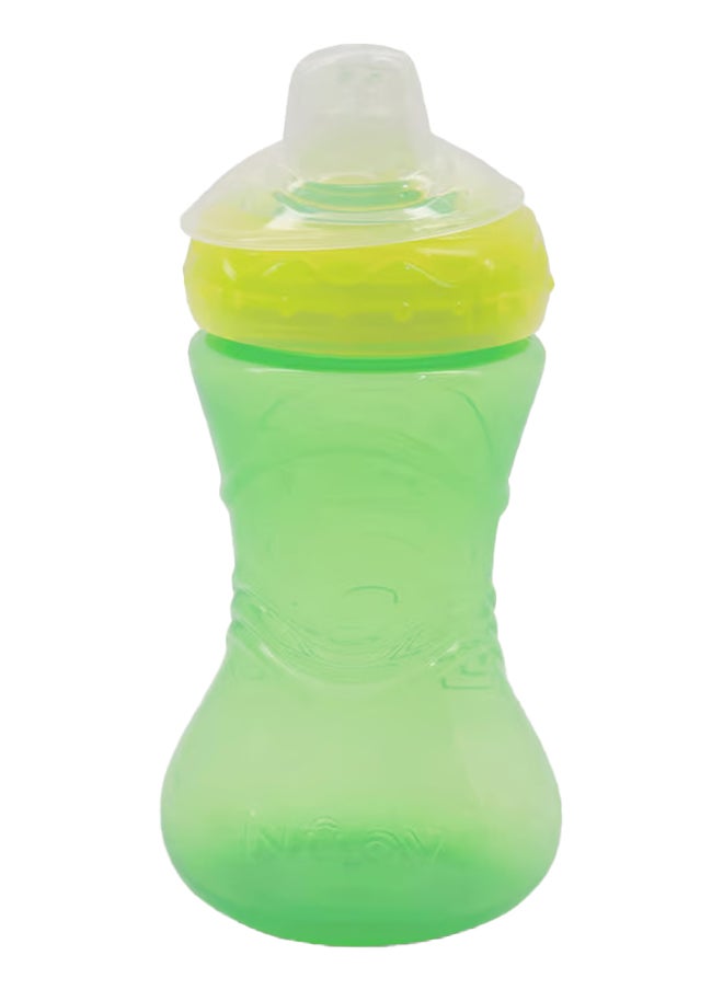 Nuby No-Spill Cup Easy Grip 6M+, Green  - Image 1
