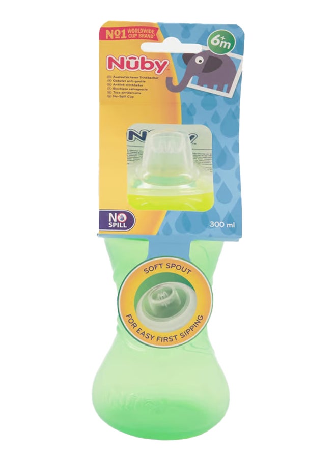 Nuby No-Spill Cup Easy Grip 6M+, Green  - Image 3