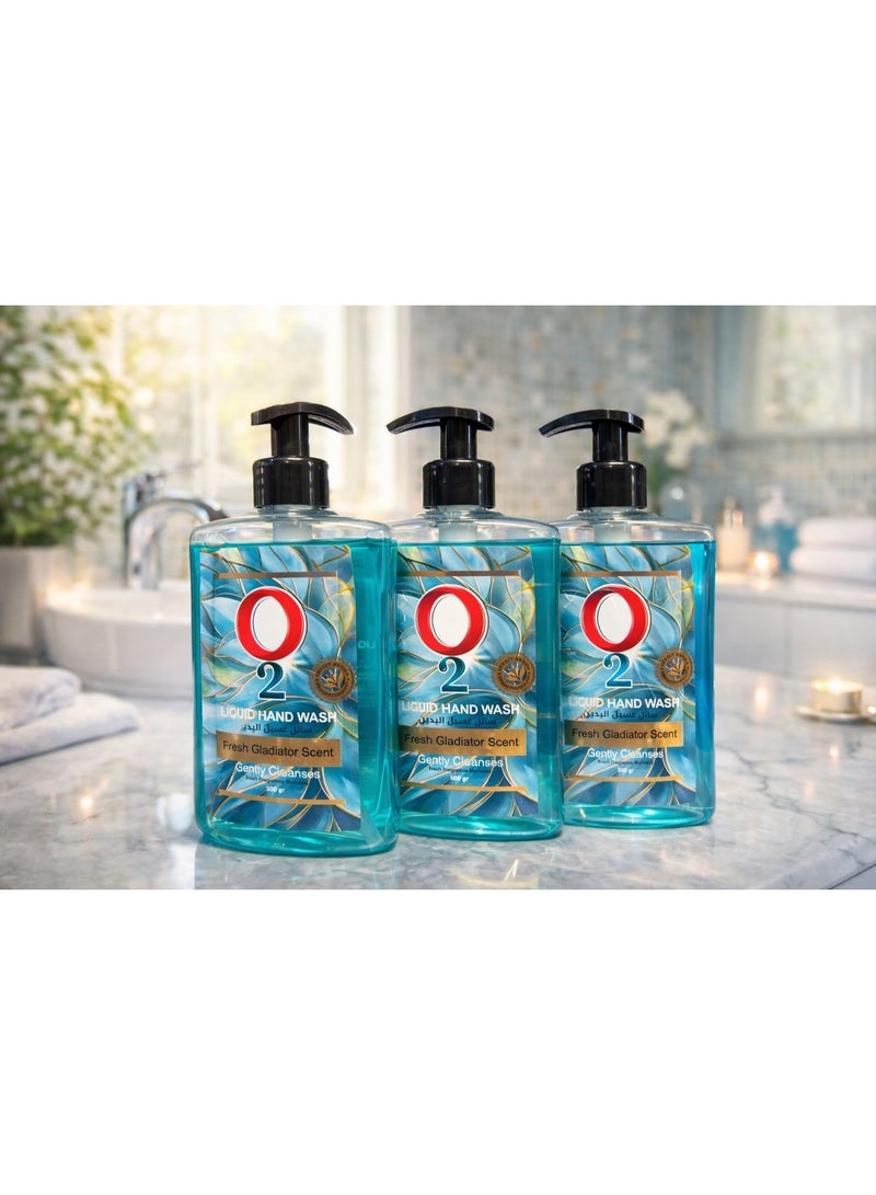 Hand Wash Fresh Gladiator – 3 Pack