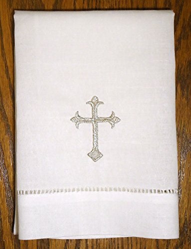 Integrity Designs Linen Cloth for Baptism with Silver Cross - Image 4