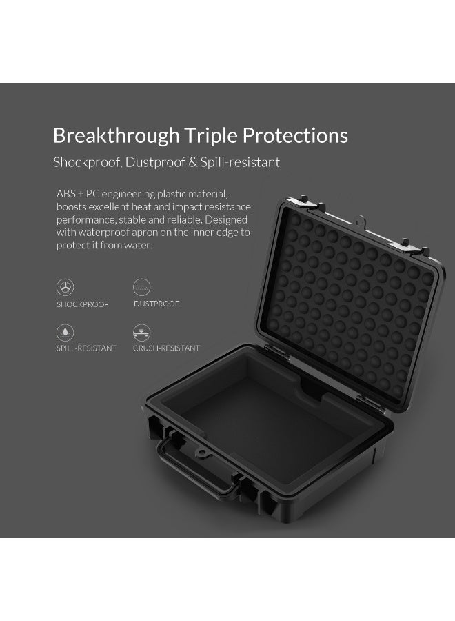 Orico English: ORICO PHF-35 3.5" Hard Drive Protection Case – Waterproof, Anti-Dust, Anti-Shock with Safety Lock - Image 4
