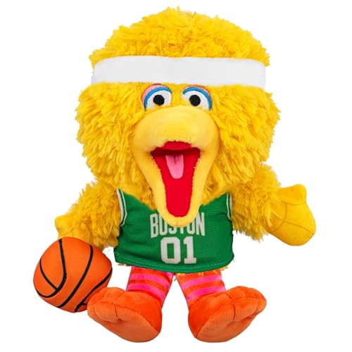 Bleacher Creatures Boston Celtics Sesame Street Big Bird 8 Kuricha Officially Licensed NBA Plush Toy - Image 1