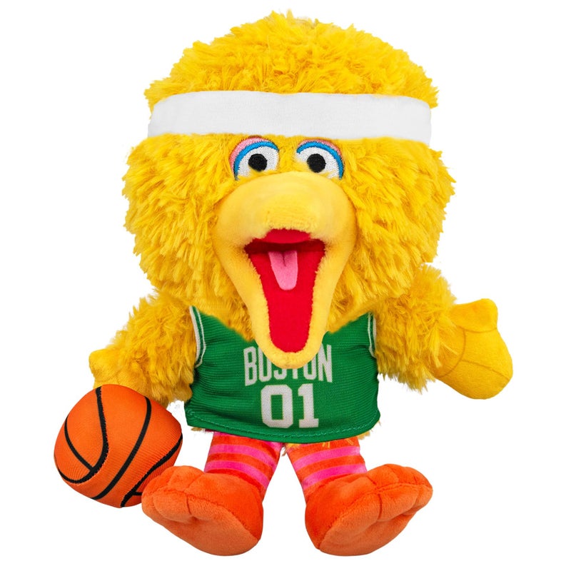 Bleacher Creatures Boston Celtics Sesame Street Big Bird 8 Kuricha Officially Licensed NBA Plush Toy - Image 3