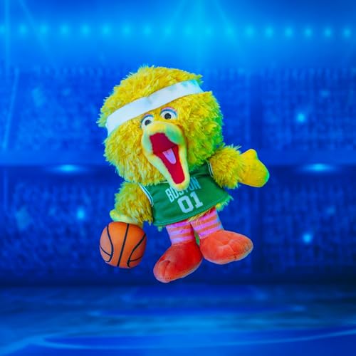 Bleacher Creatures Boston Celtics Sesame Street Big Bird 8 Kuricha Officially Licensed NBA Plush Toy - Image 5