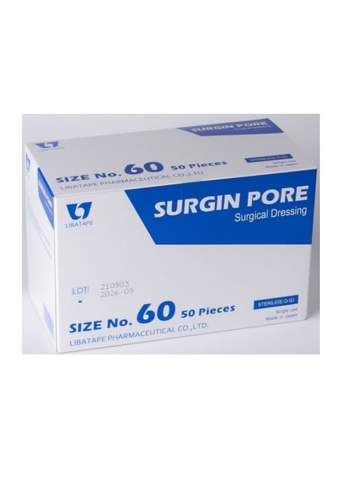 SURGIN PORE SURGIN PORE SURGICAL DRESSING SIZE 60 
