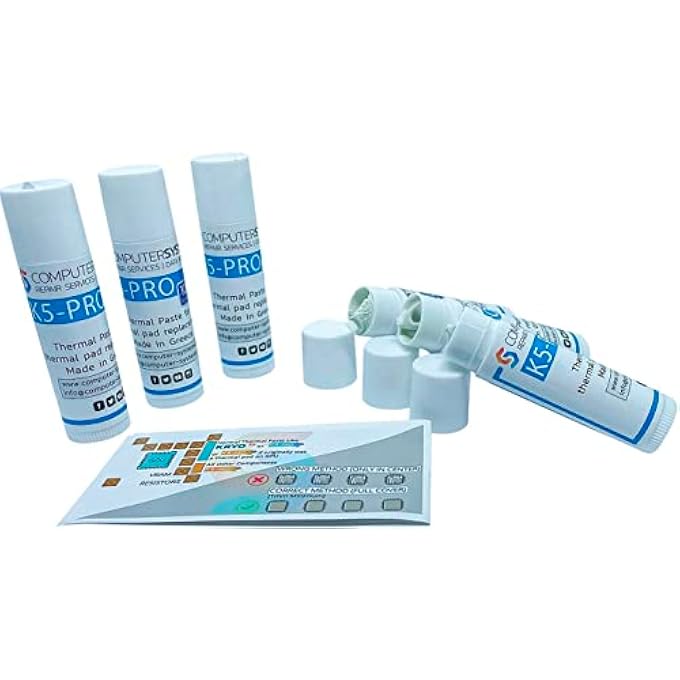 K5 PRO 6X10G 60G VISCOUS THERMAL PASTE FOR THERMAL PAD REPLACEMENT LIQUID THERMAL PAD PUTTY COMPATIBLE WITH APPLE IMAC, ASUS ROG, ACER NITRO, MSI LAPTOPS, RTX 3080, 3090, PS4, NINTENDO SWITCH, XBOX - Image 2