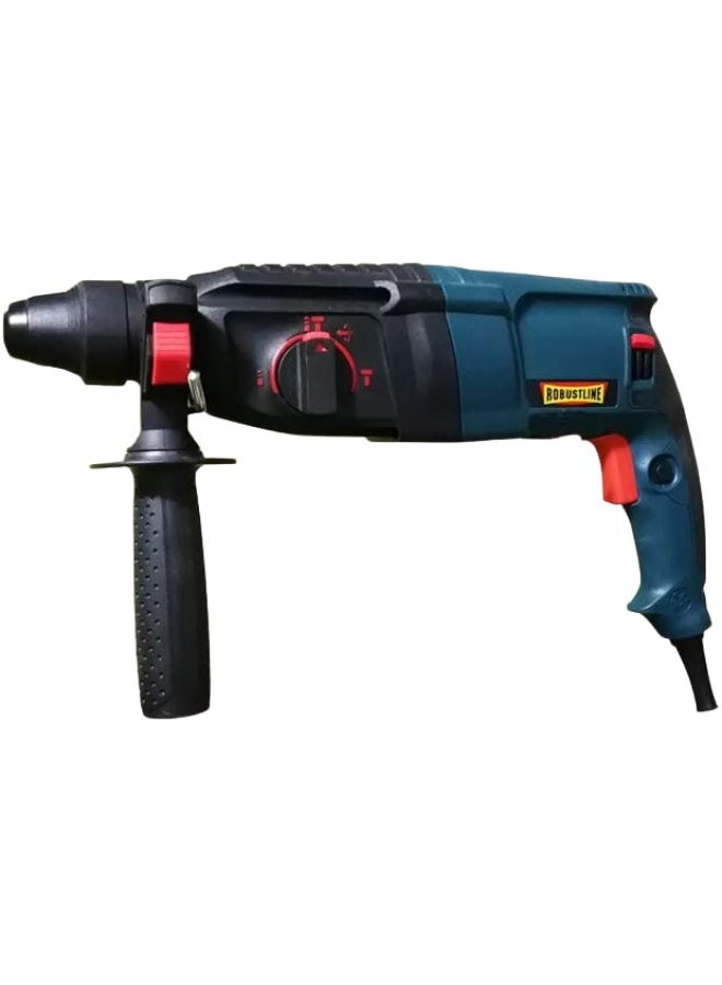 ROBUSTLINE Rotary Hammer Drill Machine 26Mm Drilling Hammering 3.15Kg 3-Pin Plug Metal And Wood Drilling - Image 3