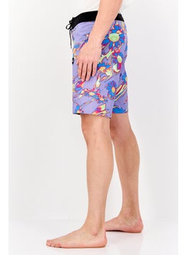 Adidas Men Floral Print Board Short, Multicolor  - Image 3