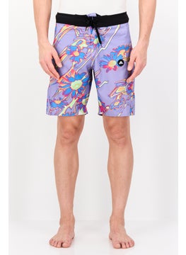 Adidas Men Floral Print Board Short, Multicolor  - Image 1
