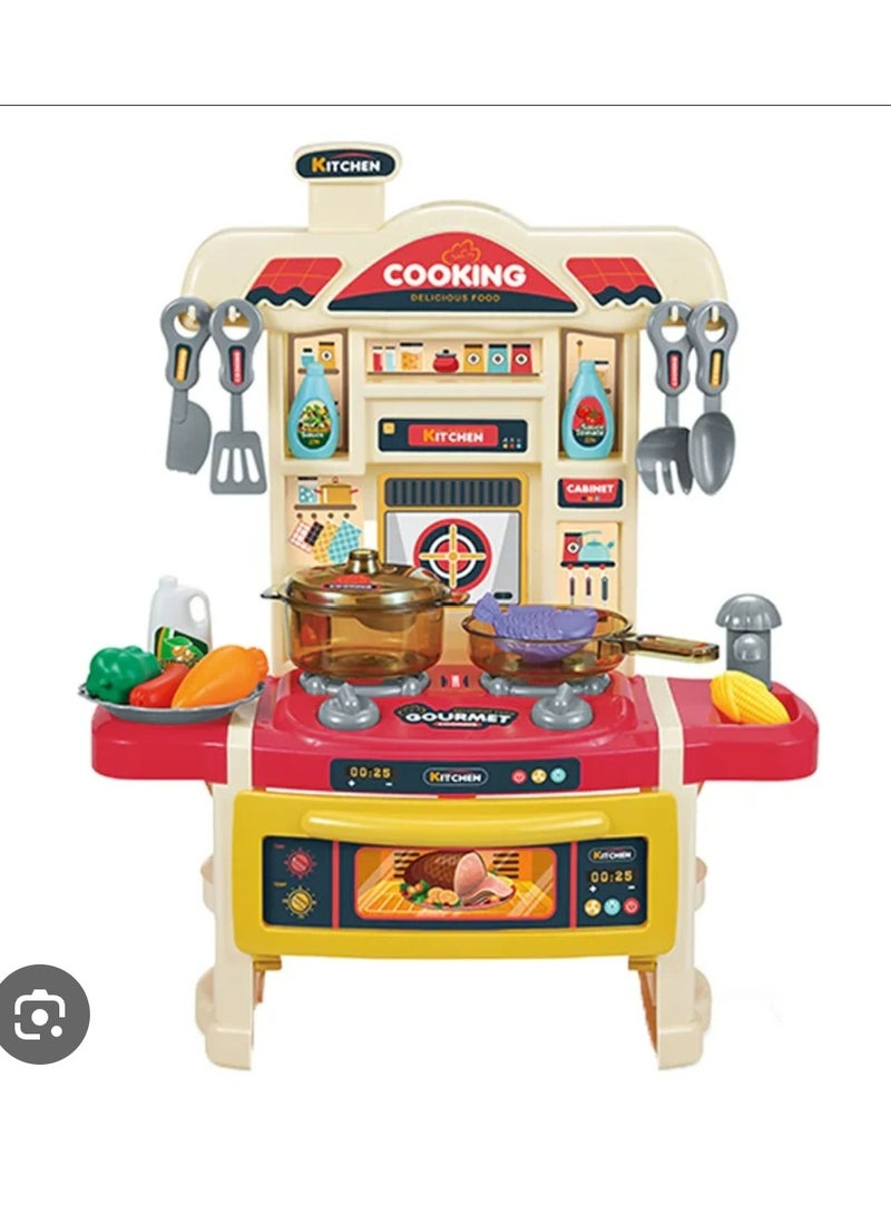 مطبخ الأطفال السحري 30 قطعة: موسيقى وأضواء مبهرة (كود المنتج 3830-54 )