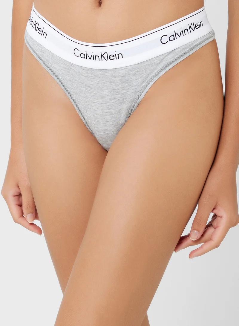 كالفن كلاين Logo Band Detail Thong