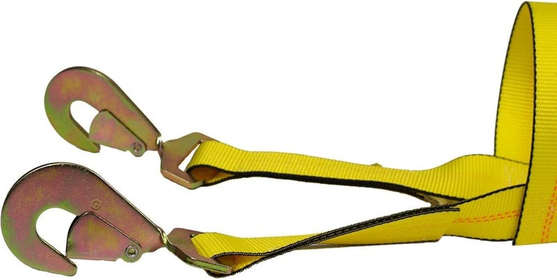 DC Cargo Mall Tow Dolly Basket Straps with Twisted Snap Hooks - 2-Pack - Image 4