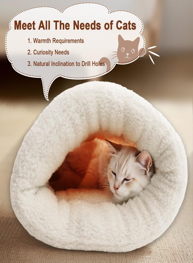 Cozy Cat Sleeping Bag, Cat Sleeping Bag for Indoor Cats, 360°Warm Cat Nap Sleeping Bag, Soft Plush Cat Sack Bed, Large Sleeping Bag for Cats up to 7.5Kg/16Lbs-Pink - Image 4