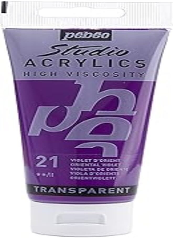 Pebeo PEBEO - Acrylic Fine Studio Acrylics - Oriental Violet - Oriental Violet 100ml/3.38oz 