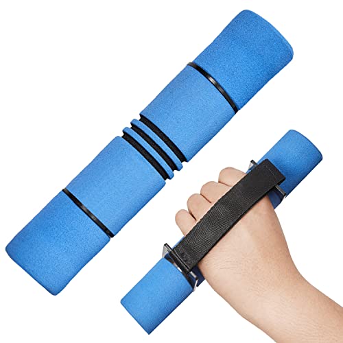 Yes4All 4lbs Dumbbell Hand Weights for Walking/Travel Weights for Exercising with Adjustable Straps, Foam Cover, Color Coded Weight Options - Image 1