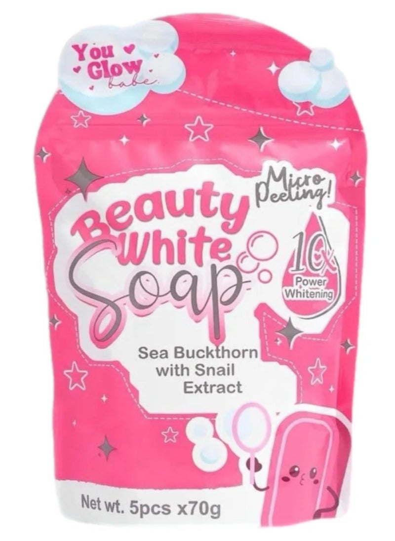 You Glow Babe - You Glow Babe Beauty White Soap (5 pcs*70g) - Image 1